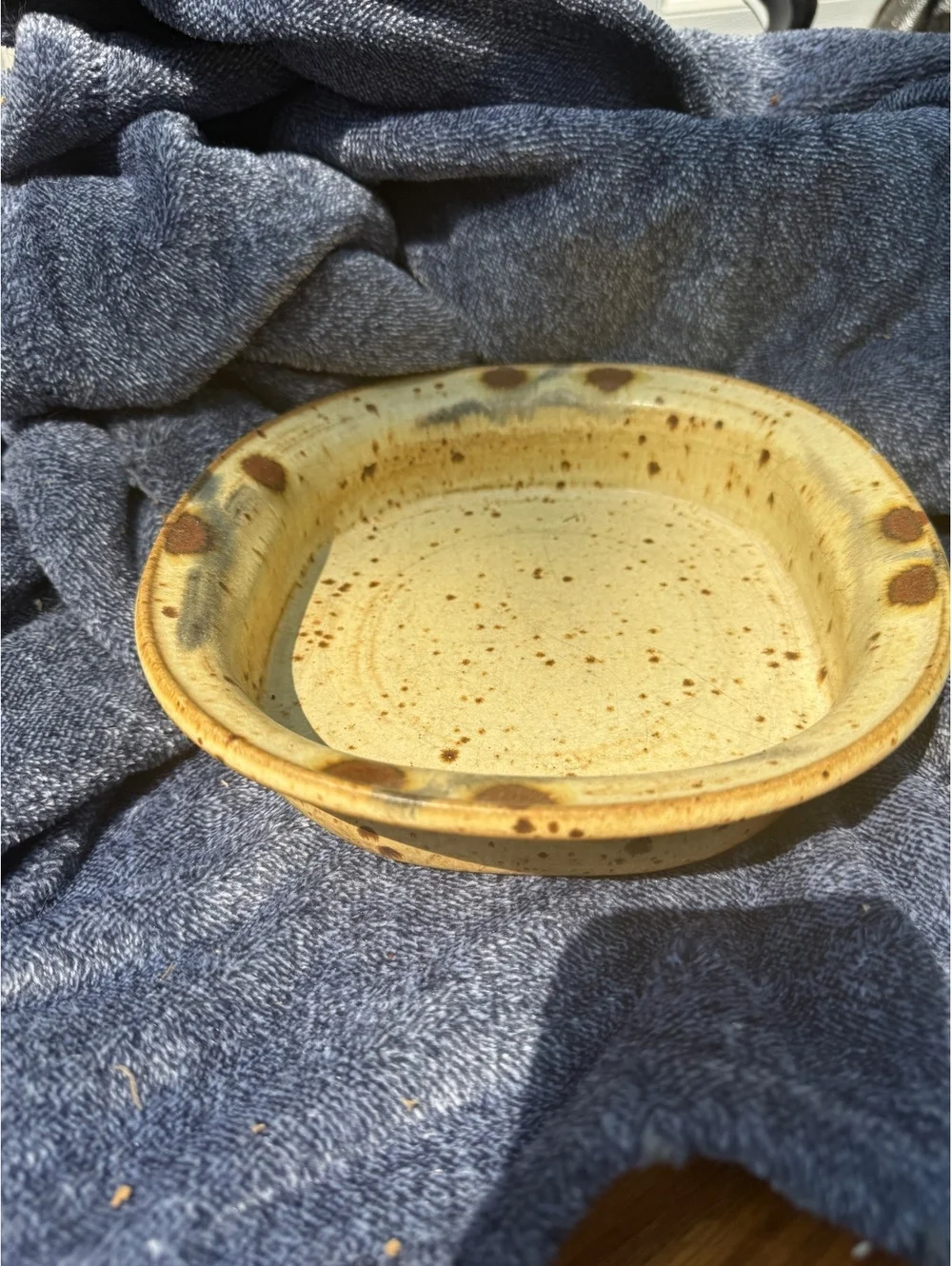Handmade Speckled Ceramic Pottery Dish